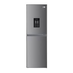 REFRIGERADOR BOTTOM FREEZER FRIO DIRECTO 240 LTS LRB-260DFIW Gris