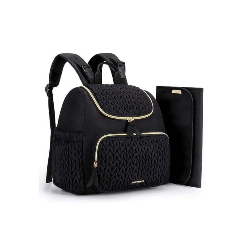 Mommore Mochila Panalera Pqna Bolsillos Term Negro