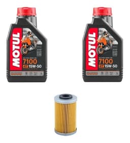 Kit Mantencion Ktm 200 / 250 / 390 (2l + Filtro Japones) Negro 25