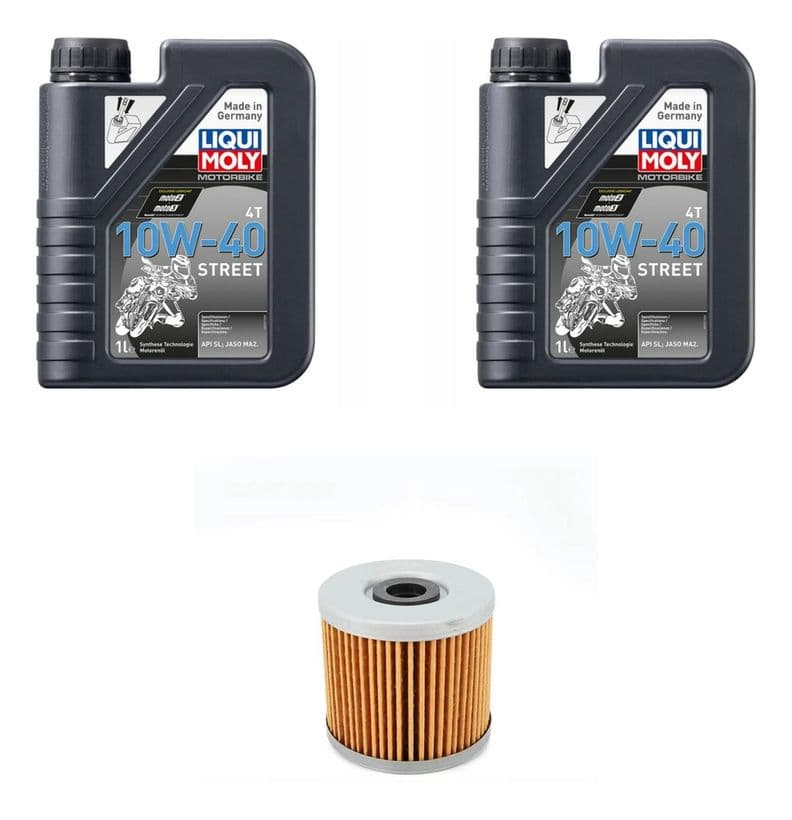 Kit Mantencion Zontes Zt 350-gk/t/t2/m + Filtro Original Negro 25