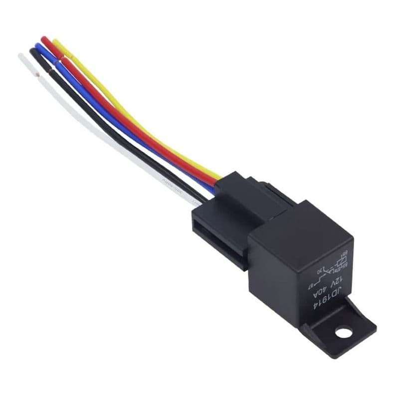 Rele Automotriz - Electronica 12v 40a Impermeable Con Zocalo