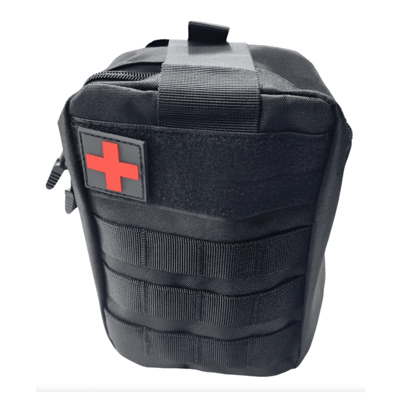 Bolso De Primeros Auxilios Militar Tactico Negro