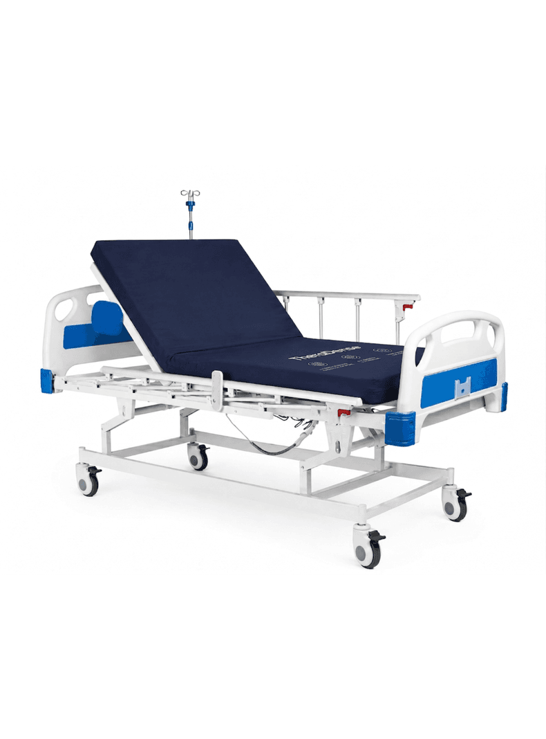 Catre Clinico Electrico 4 Posiciones + Colchon Antiescaras Theradense
