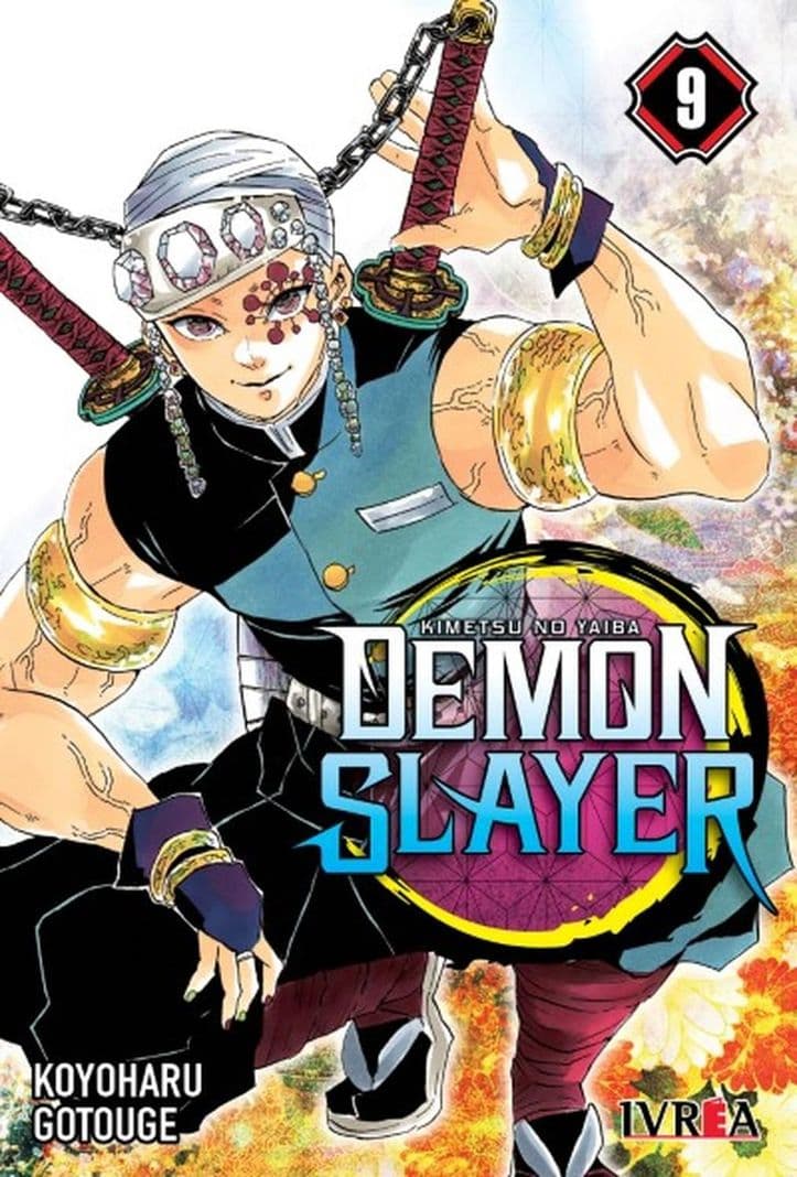 Manga Demon Slayer: Kimetsu No Yaiba 09 Ivrea Argentina Blanco