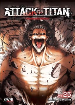 Manga Attack On Titan Vol. 25 Hajime Isayama Ovni Press Blanco