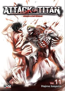 Manga Attack On Titan Vol. 11 Hajime Isayama Ovni Press Blanco