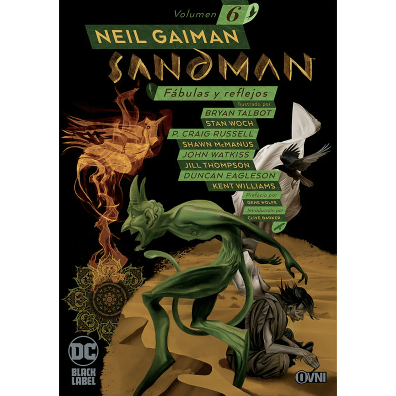 Libro Sandman Vol. 06 Fabulas y Reflejos DC Black Label Blanco