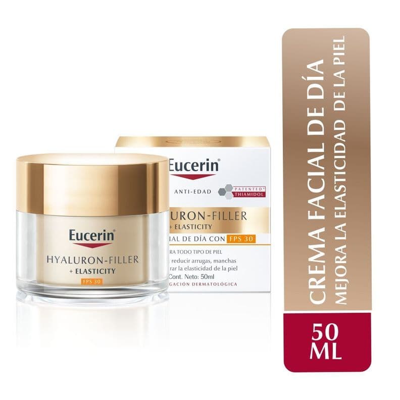 Eucerin Hyaluron-Filler+Elasticity Crema Facial Dia 50ML Transparente