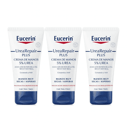 Eucerin 3 Crema De Manos Urea Repair 75ml Transparente