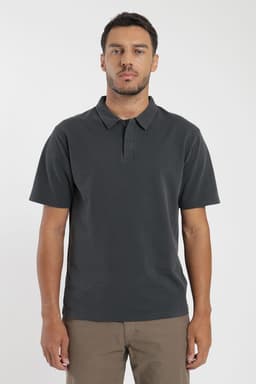 Polera manga corta hombre Valencia Label Grafito XXL