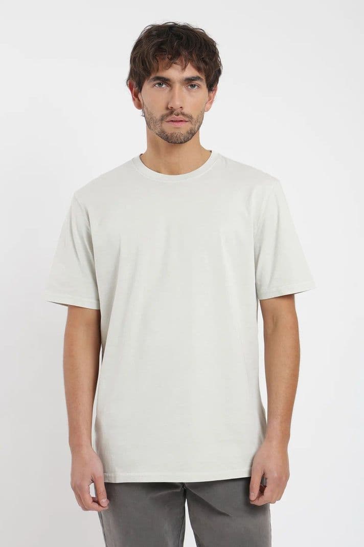 Polera manga corta hombre Plain Beige XS