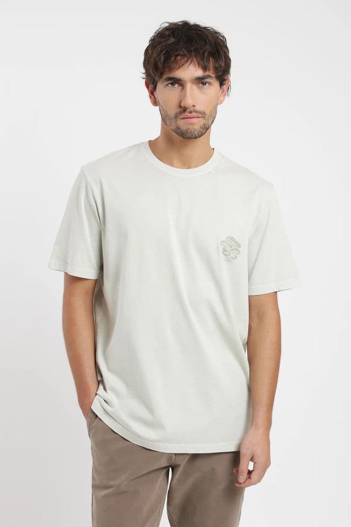 Polera manga corta hombre Fungi Beige XS