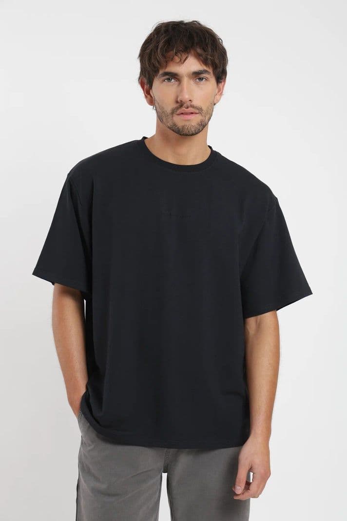 Polera manga corta hombre Performance Negro M