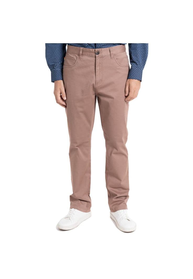 PANTALON 5 BOLSILLO REGULAR FIT Cafe 50