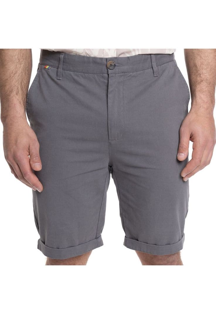 BERMUDA HOMBRE FRENTE PLANO Gris Oscuro S