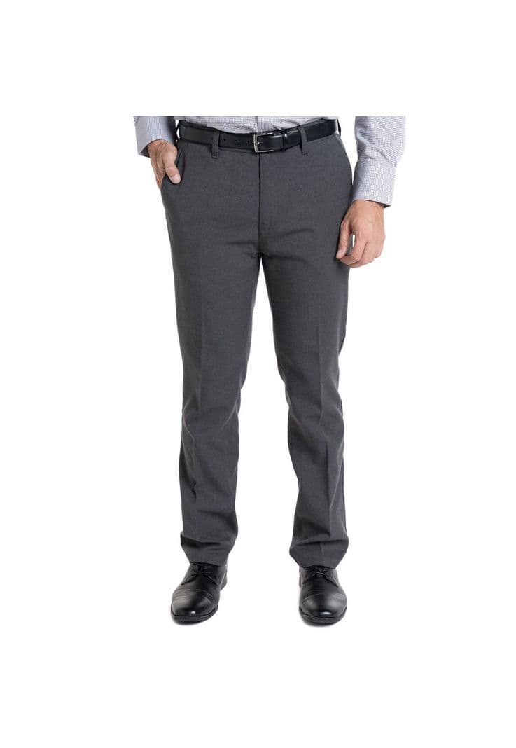 PANTALON HOMBRE CASIMIR FRENTE PLANO - KOTTING Gris Oscuro 42