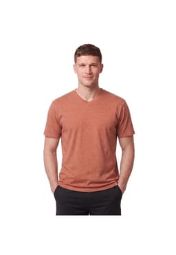 Polera Cuello V Hombre Naranjo 6XL