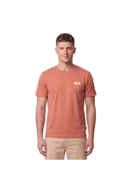 Polera Estampado Espalda Hombre Coral S