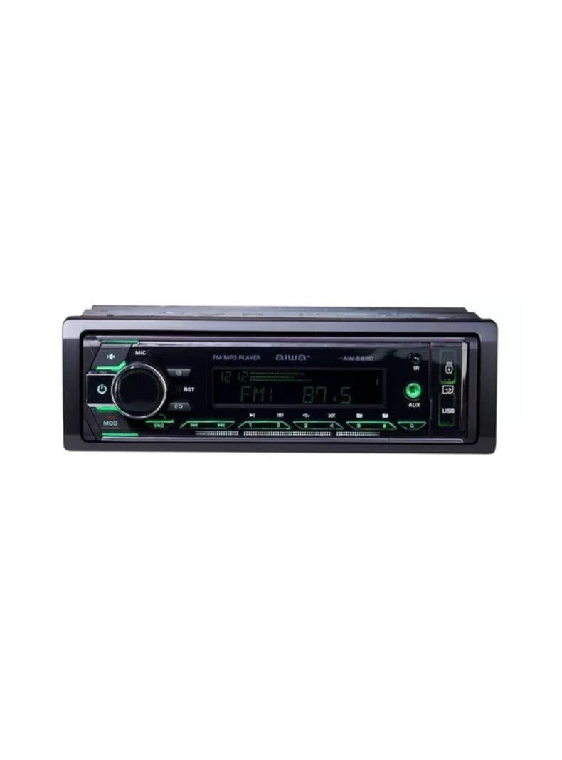 Radio Auto 1 Din Bluetooth Usb X2 Radio Fm Aiwa Aw-5880t Diseno 7