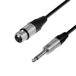 Cable de audio XLR hembra a Jack mono de 3 m UL-MIC-LJ6003