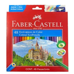 Lapices Faber-Castell Ecolapices 48 Colores + Sacapuntas