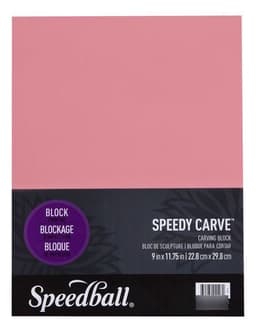 Goma Para Grabado Speedy-carve Rosada 23x30cm Rosado
