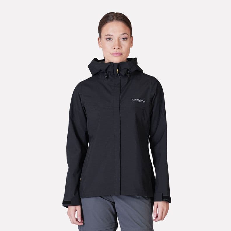 Chaqueta Impermeable Mujer Frontera Thinline Negra Atakama Outdoor Negro M