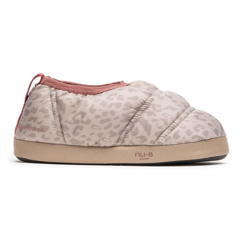Pantufla Termica Nino Beige Animal Print Atakama Outdoor M