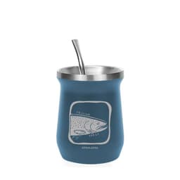 Mate Inoxidable 160 Ml Atakama Outdoor | Incluye Bombilla Azul