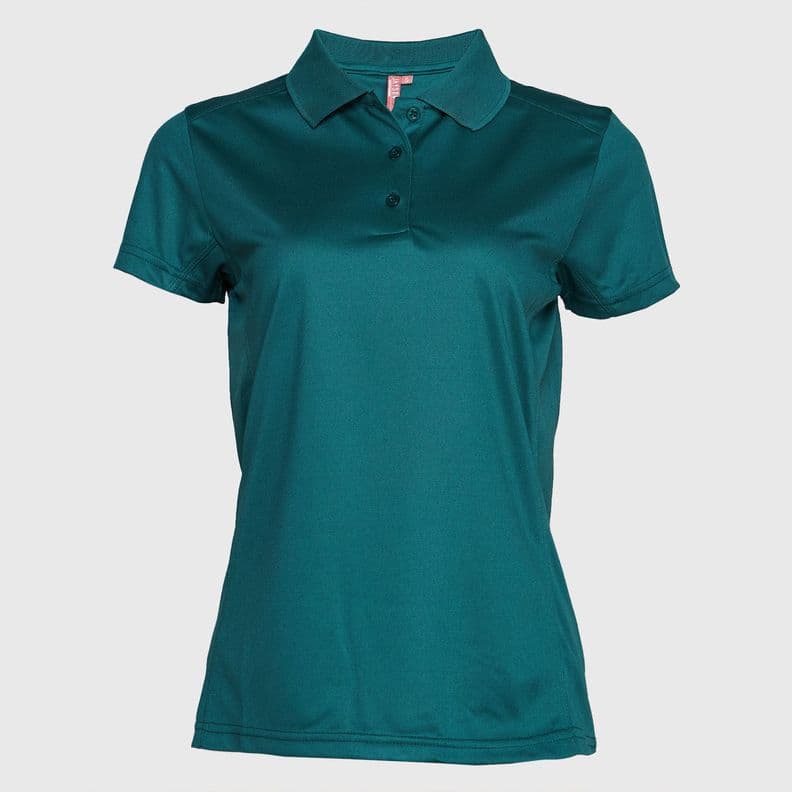 Polera Dry Fit Mujer M/C Verde petroleo Verde Oscuro L