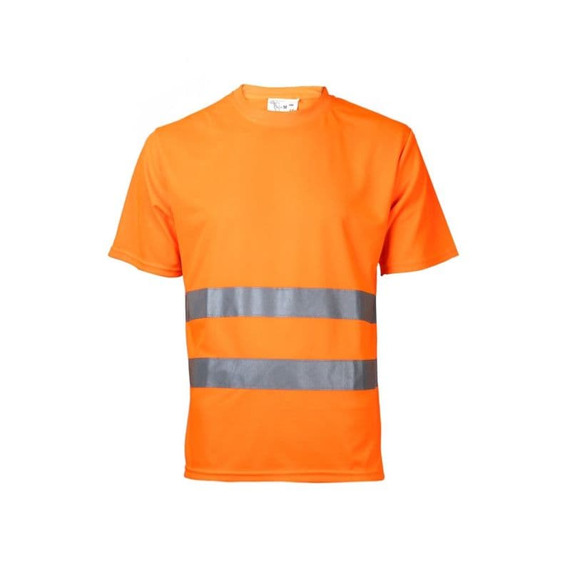 Polera Alta Visibilidad MC Cuello Polo Naranja Naranjo S