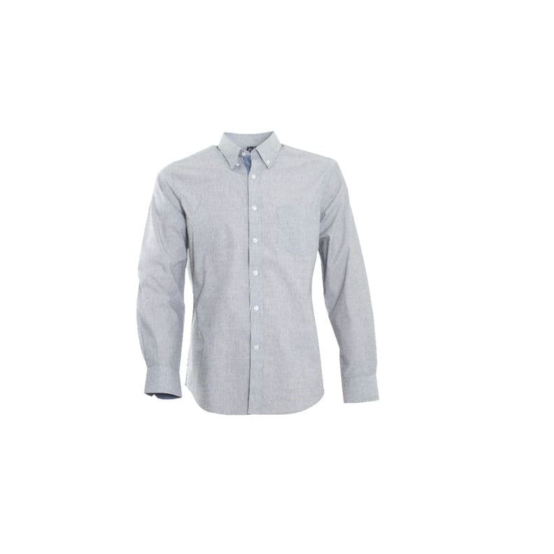 Camisa Fil A Fil Gris 2XL