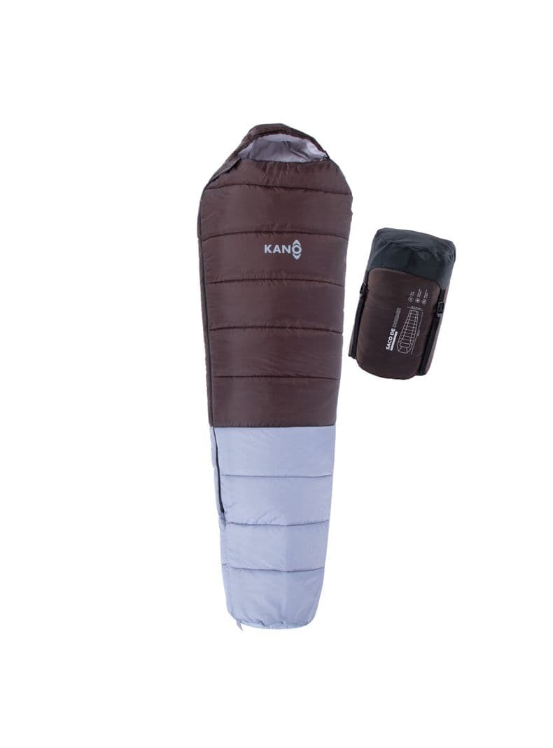 Saco de Dormir Kano Aconcagua -4 / 0 / 8C 1,6 Kg Marron Beige Oscuro