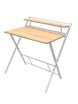 Escritorio Plegable Relan Tripoli Blanco Compacto Beige