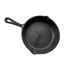 SARTEN FIERRO FUNDIDO DIAMETRO 16cm Negro Mate S