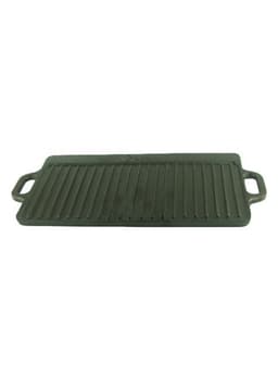 PLANCHA REVERSIBLE, FIERRO FUNDIDO (50x24cm) Negro Mate 0