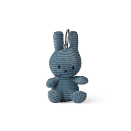 Peluche y llavero Miffy Keychain ECO Corduroy 10 cm 4" Azul