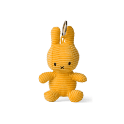 Peluche y llavero Miffy Keychain ECO Corduroy 10 cm 4" Amarillo