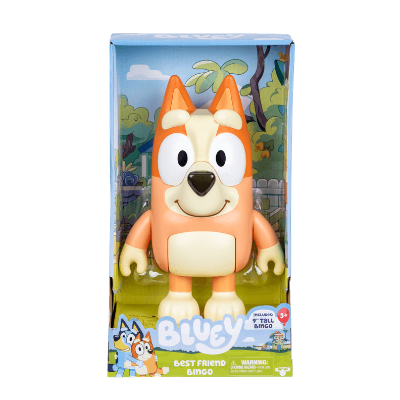 Figura Articulada de Bingo 23 Cm La Mejor Amiga Bluey Azul