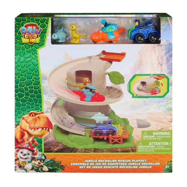 Set Dino Rescate Rockslide Paw Patrol Verde