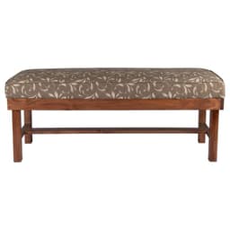 Banqueta Carla Estampado Cafe 50x40x120 cm Maxima Design