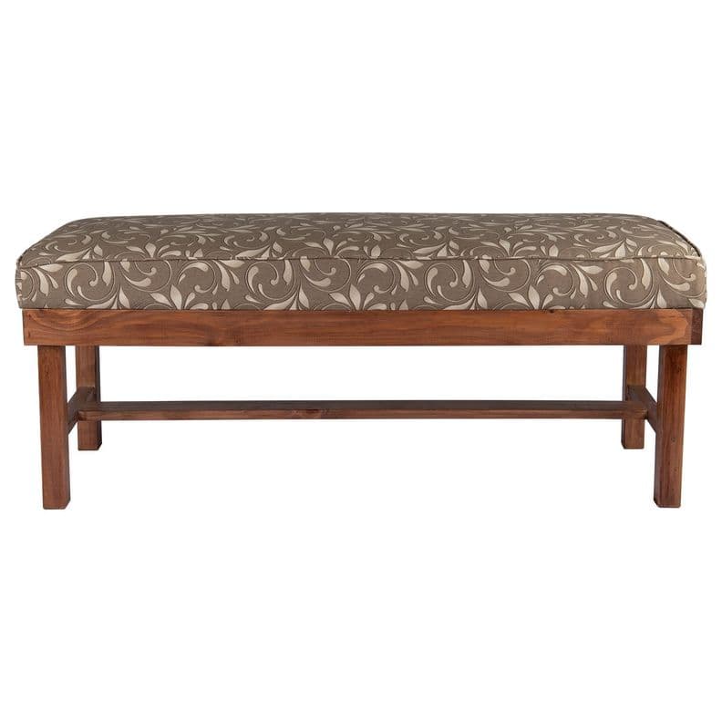 Banqueta Carla Estampado Cafe 50x40x120 cm Maxima Design