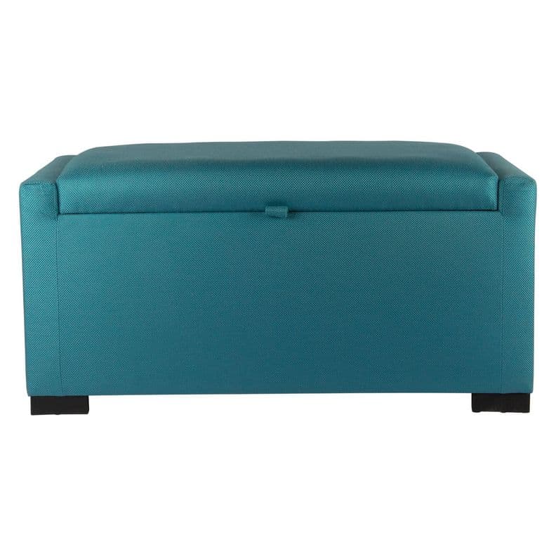 Banqueta con Baul Leyzy Turquesa Omega 40X55X105 cm Maxima Design