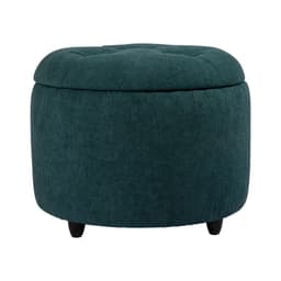 Pouf Baul Zoe Azul Petroleo Altea 60x60x50 cm Maxima Design