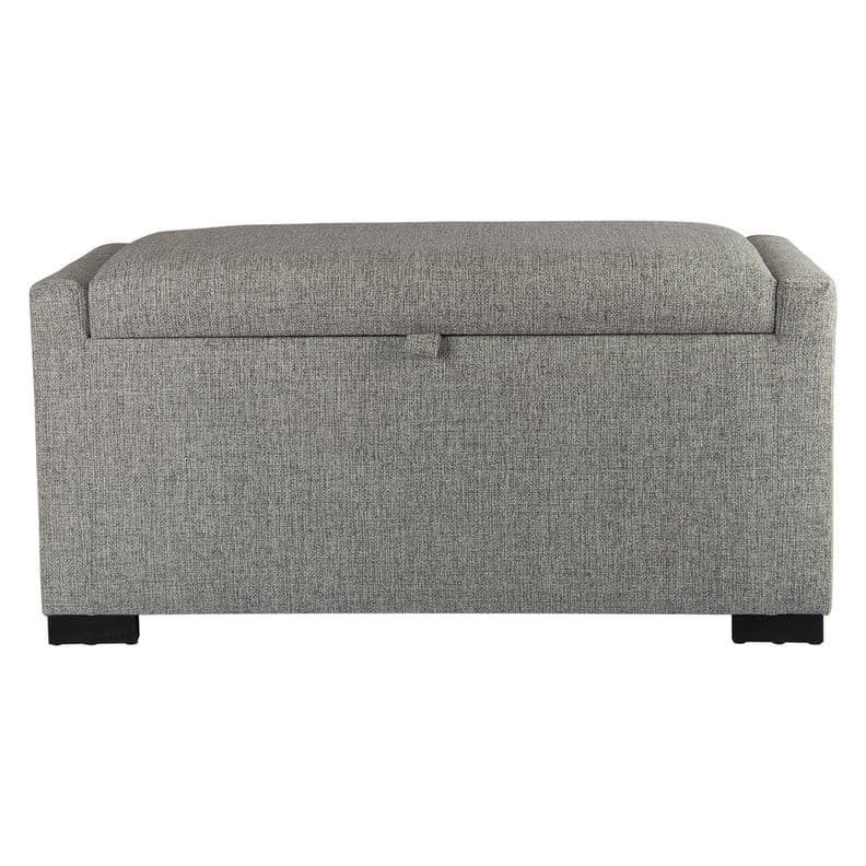 Banqueta con Baul Leyzy Gris-Claro Omega 40X55X105 cm Maxima Design
