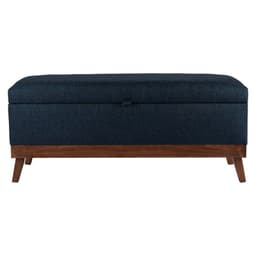 Banqueta con Baul Incy Azul Omega 120x40x50 cm Maxima Design