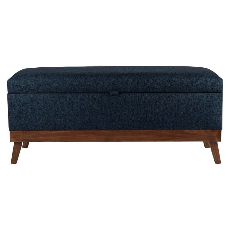 Banqueta con Baul Incy Azul Omega 120x40x50 cm Maxima Design
