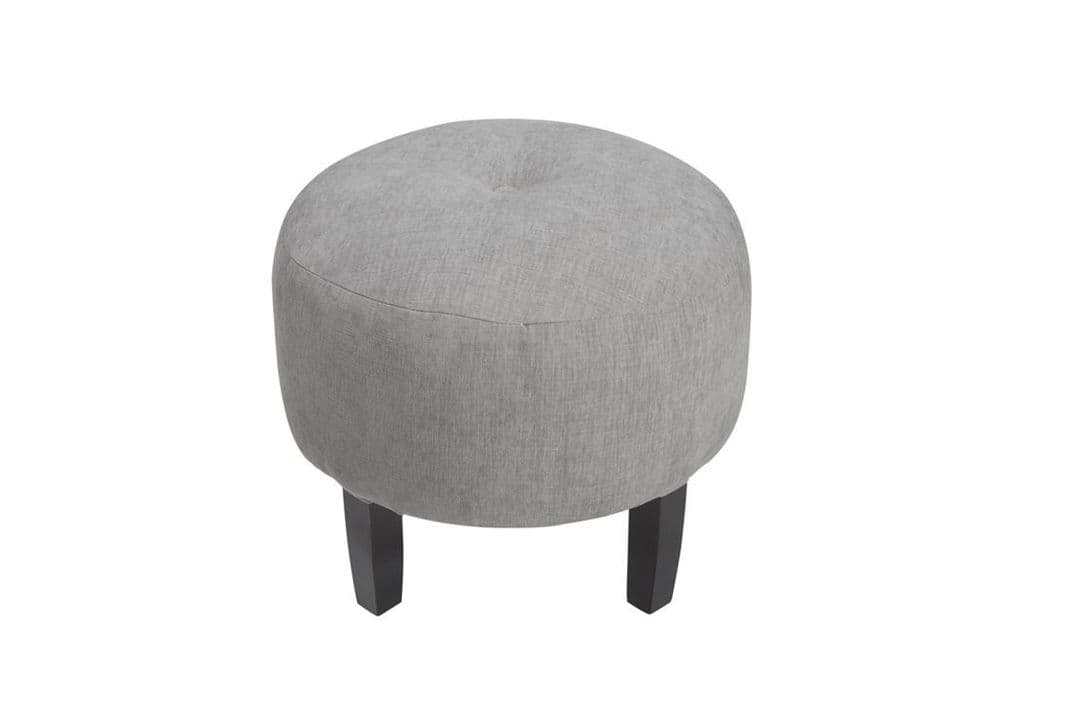 Pouf Jack Gris Claro Con Capitone 48x48x40 cm de Maxima Design