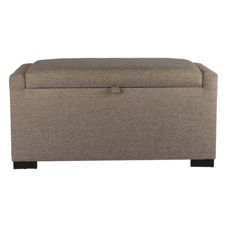 Banqueta con Baul Leyzy Gris-Beige 40X55X105 cm Maxima Design