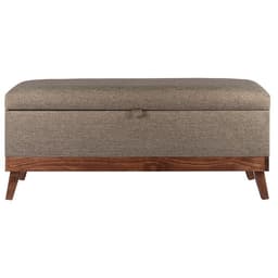 Banqueta con Baul Incy Gris-Beige Omega 120x40x50 cm Maxima Design